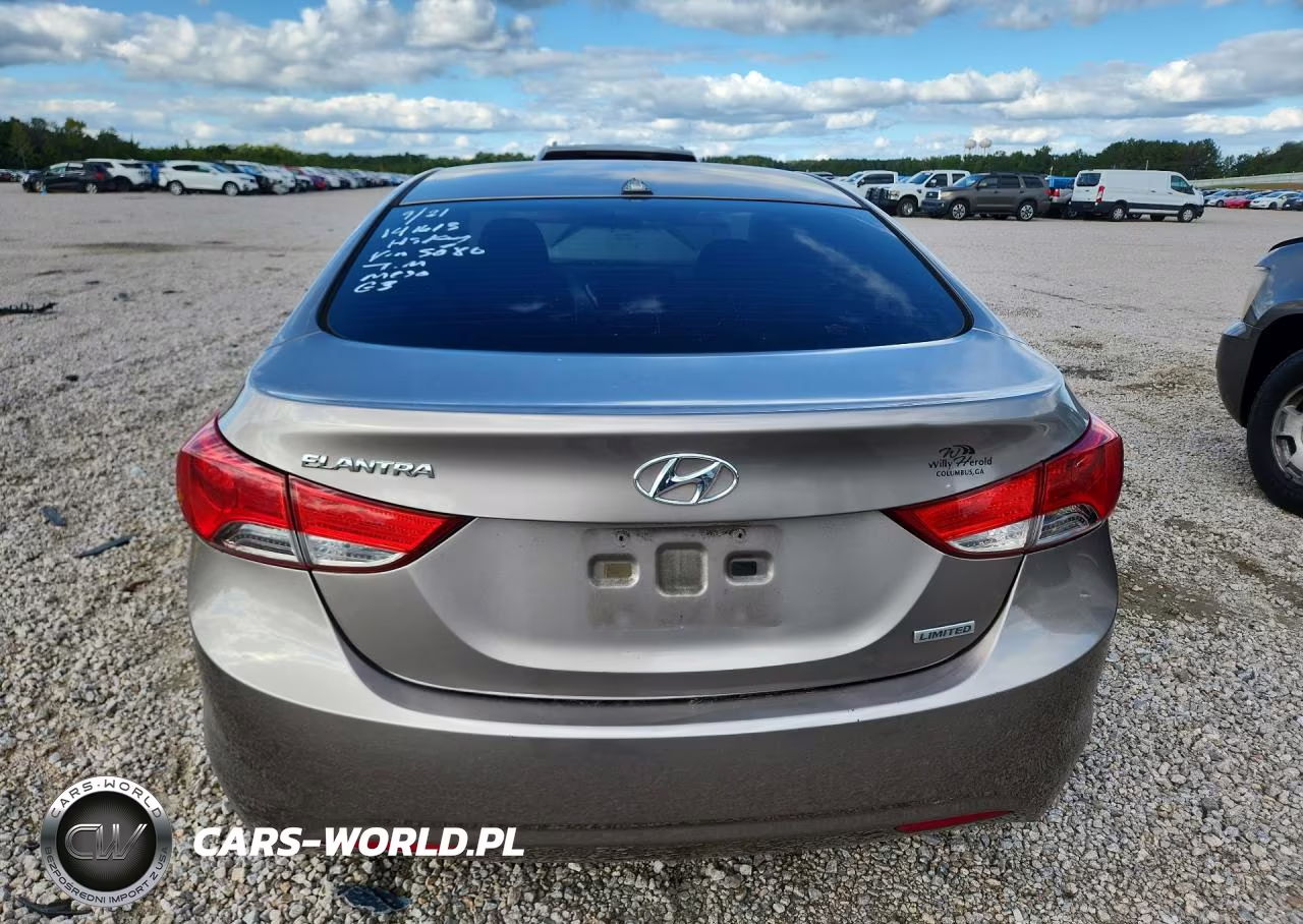 2013 Hyundai Elantra Limited VIN:5NPDH4AE1DH155080 - 6