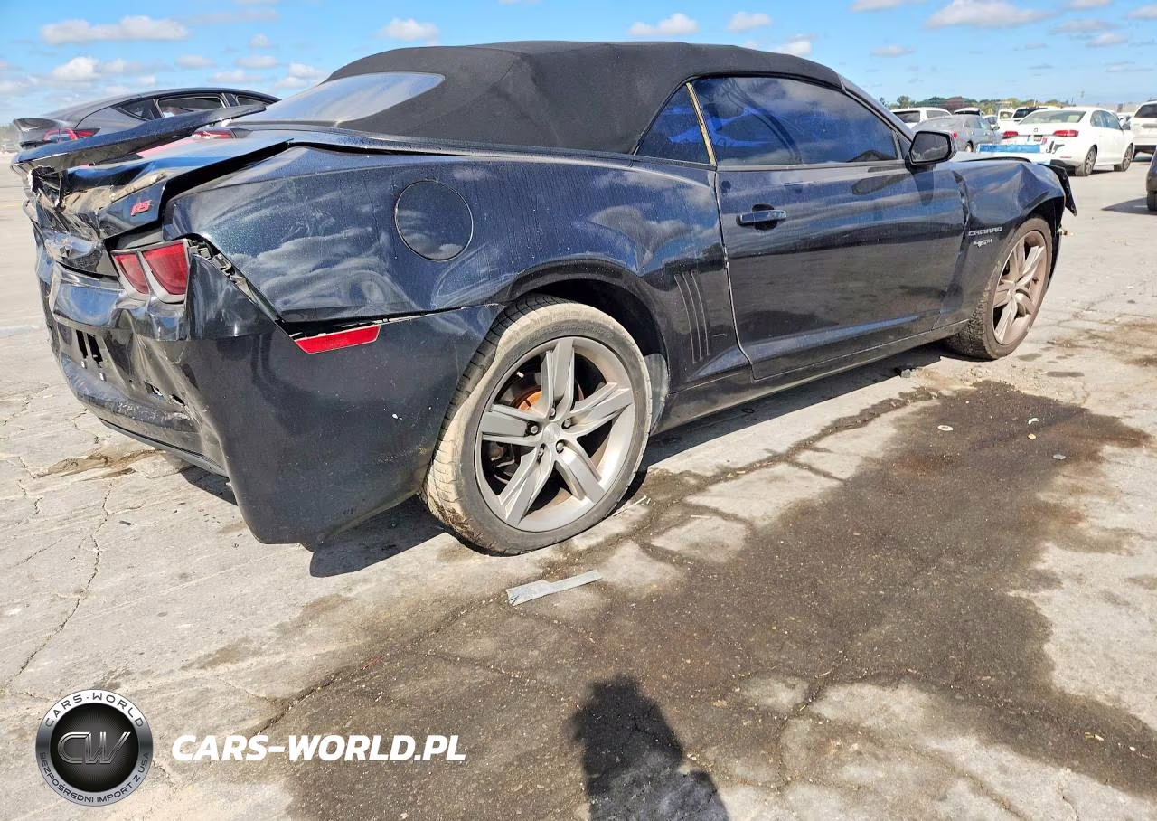 2012 Chevrolet Camaro Lt VIN:2G1FC3D34C9108860 - 3