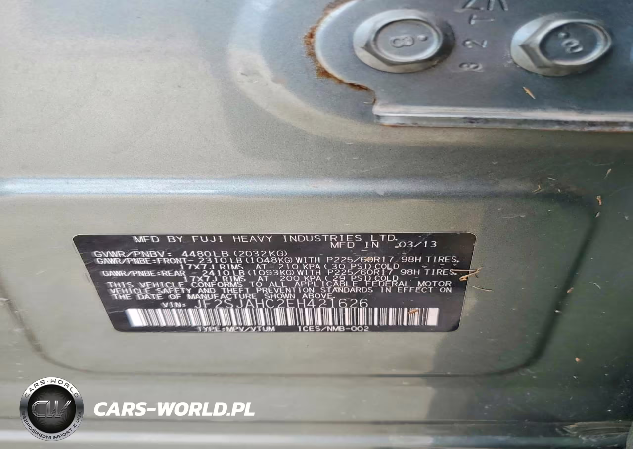 2014 Subaru Forester 2.5I Limited VIN:JF2SJAHC2EH421626 - 12