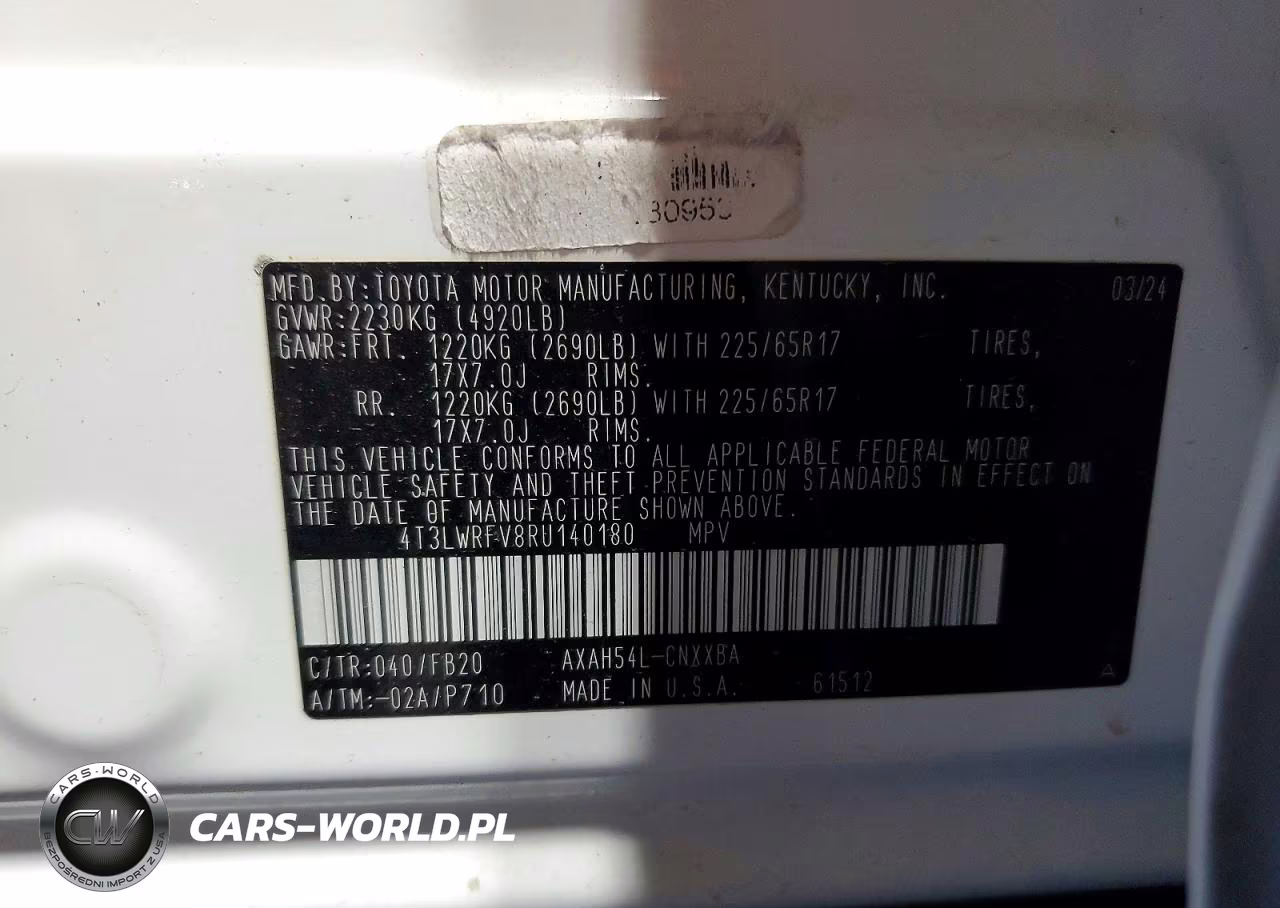 2024 Toyota Rav4 Le VIN:4T3LWRFV8RU140180 - 13