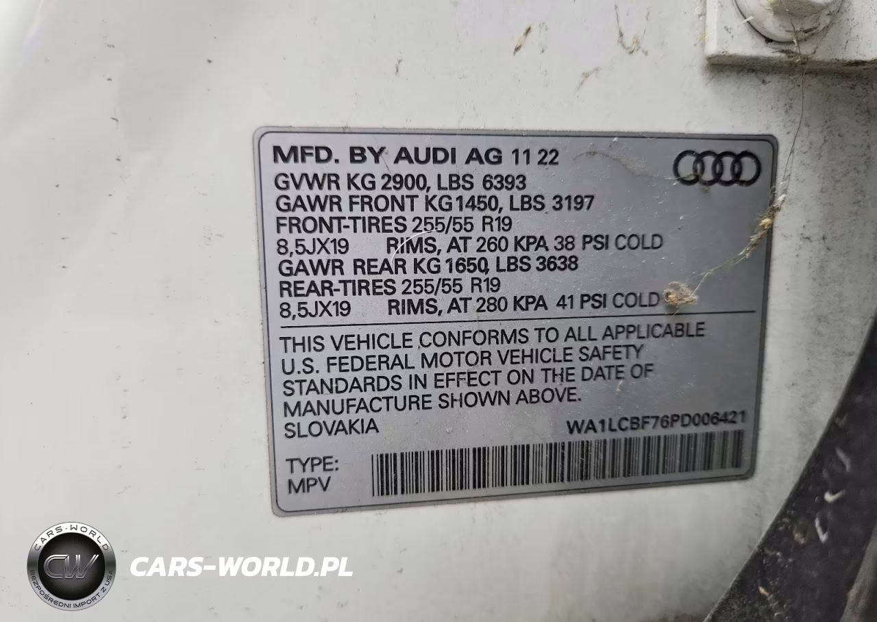 2023 Audi Q7 Premium Plus 45 Tfsi Quattro Tiptronic VIN:WA1LCBF76PD006421 - 13