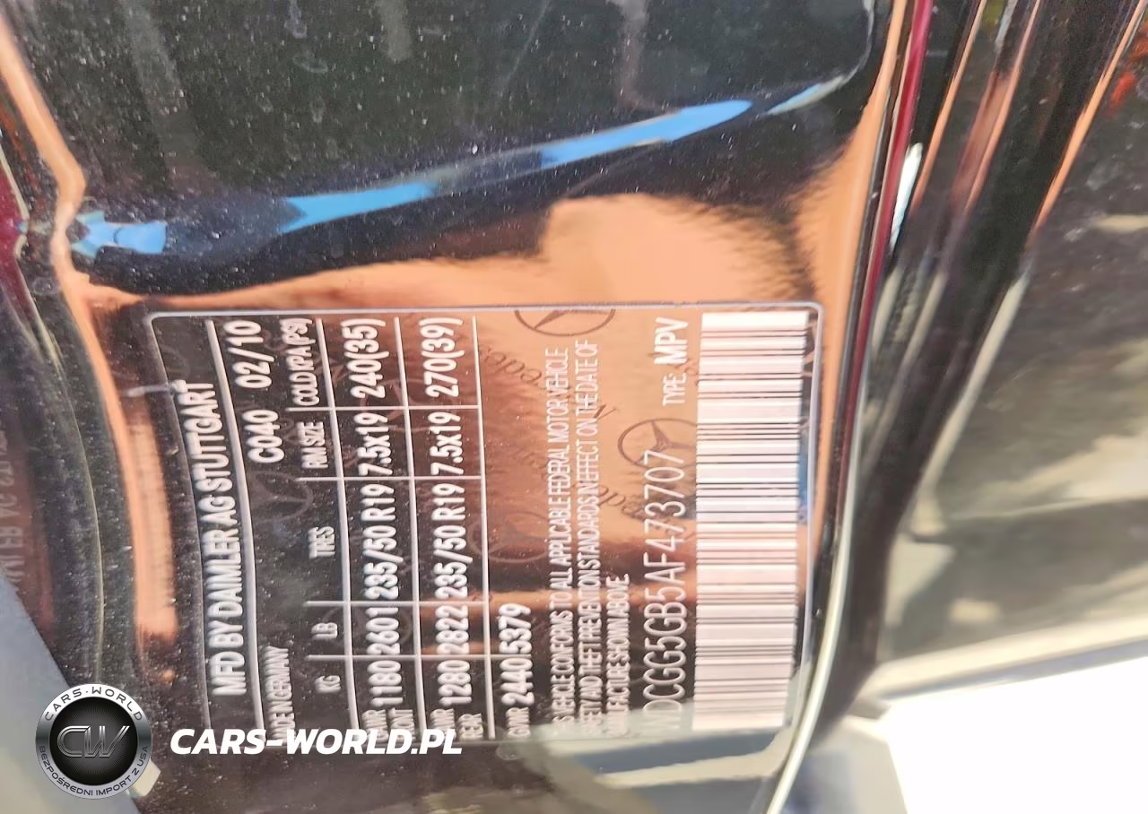 2010 Mercedes-Benz Glk 350 VIN:WDCGG5GB5AF473707 - 13
