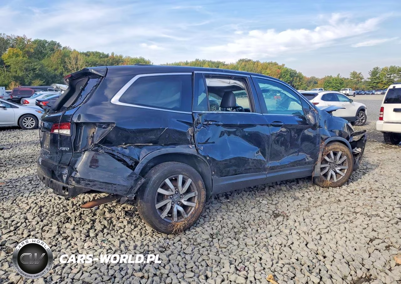 2020 Honda Pilot Exl VIN:5FNYF6H56LB022286 - 3