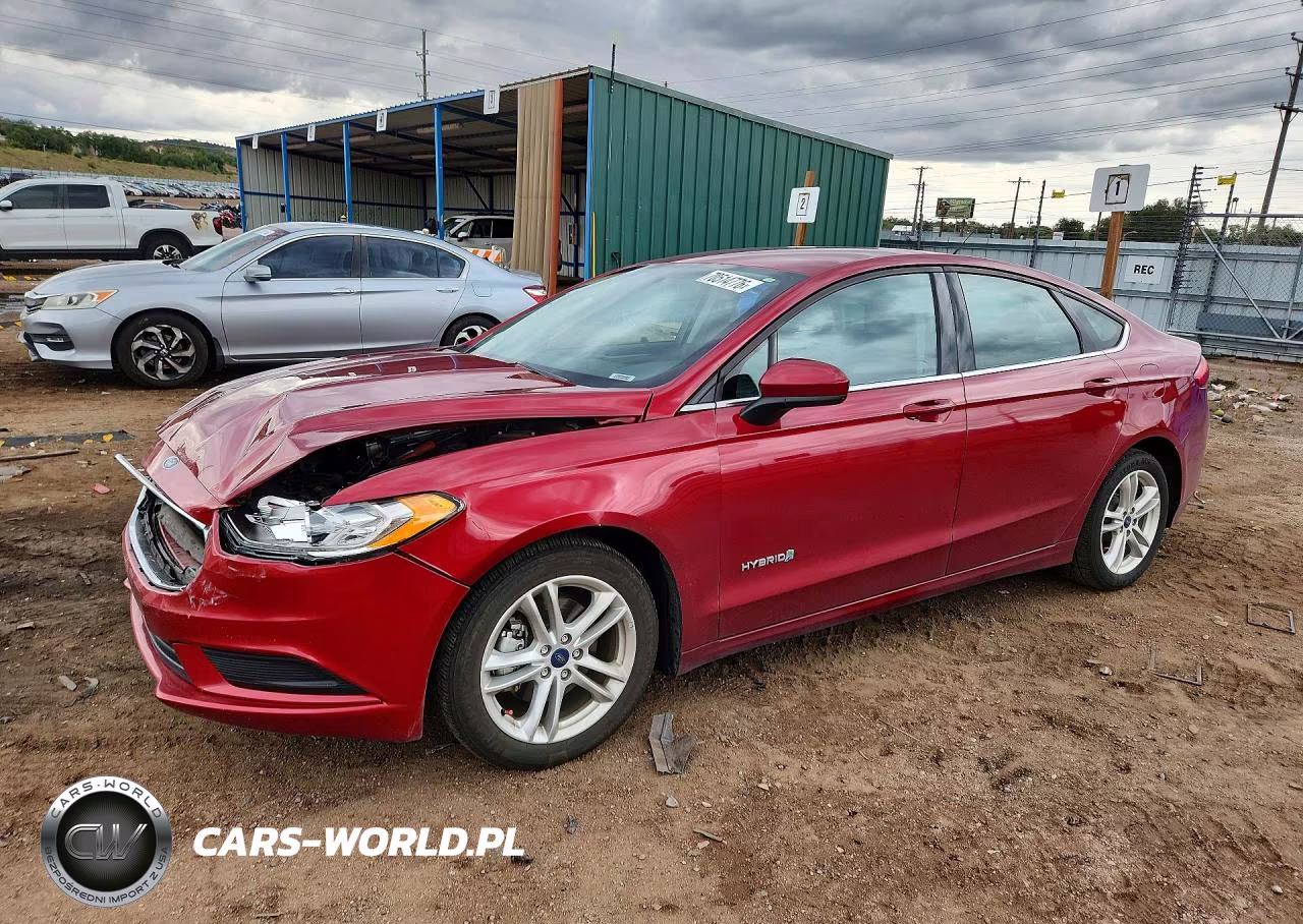 2018 Ford Fusion Se Hybrid VIN:3FA6P0LU3JR173653 - 1