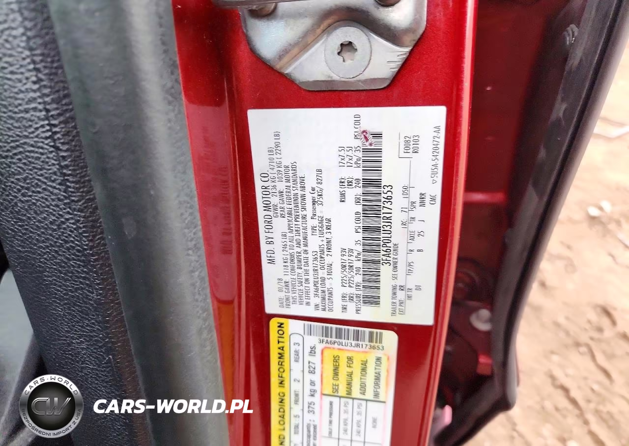 2018 Ford Fusion Se Hybrid VIN:3FA6P0LU3JR173653 - 12