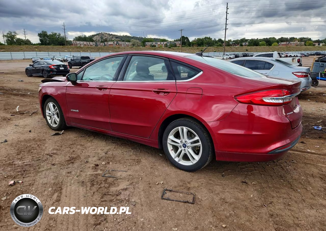 2018 Ford Fusion Se Hybrid VIN:3FA6P0LU3JR173653 - 2