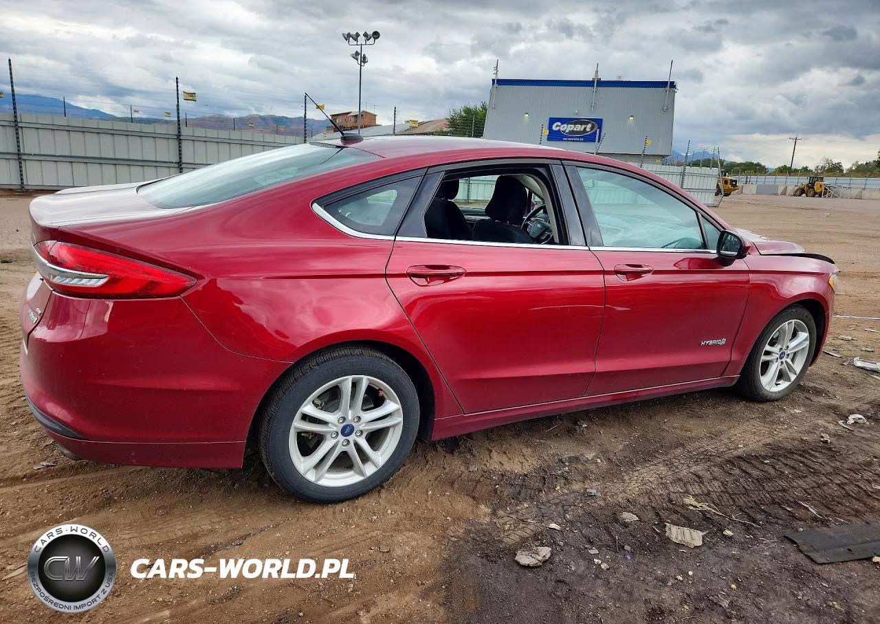 2018 Ford Fusion Se Hybrid VIN:3FA6P0LU3JR173653 - 3