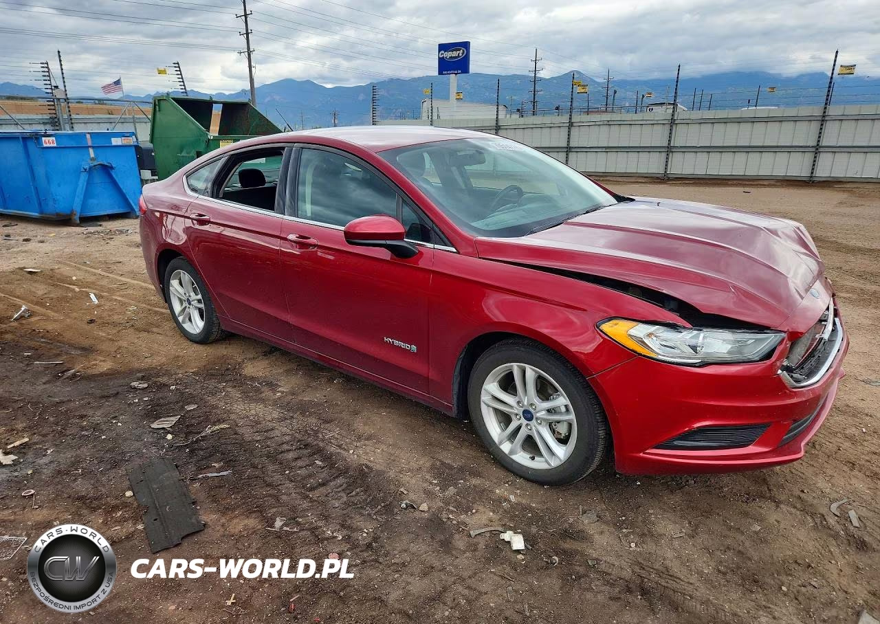 2018 Ford Fusion Se Hybrid VIN:3FA6P0LU3JR173653 - 4