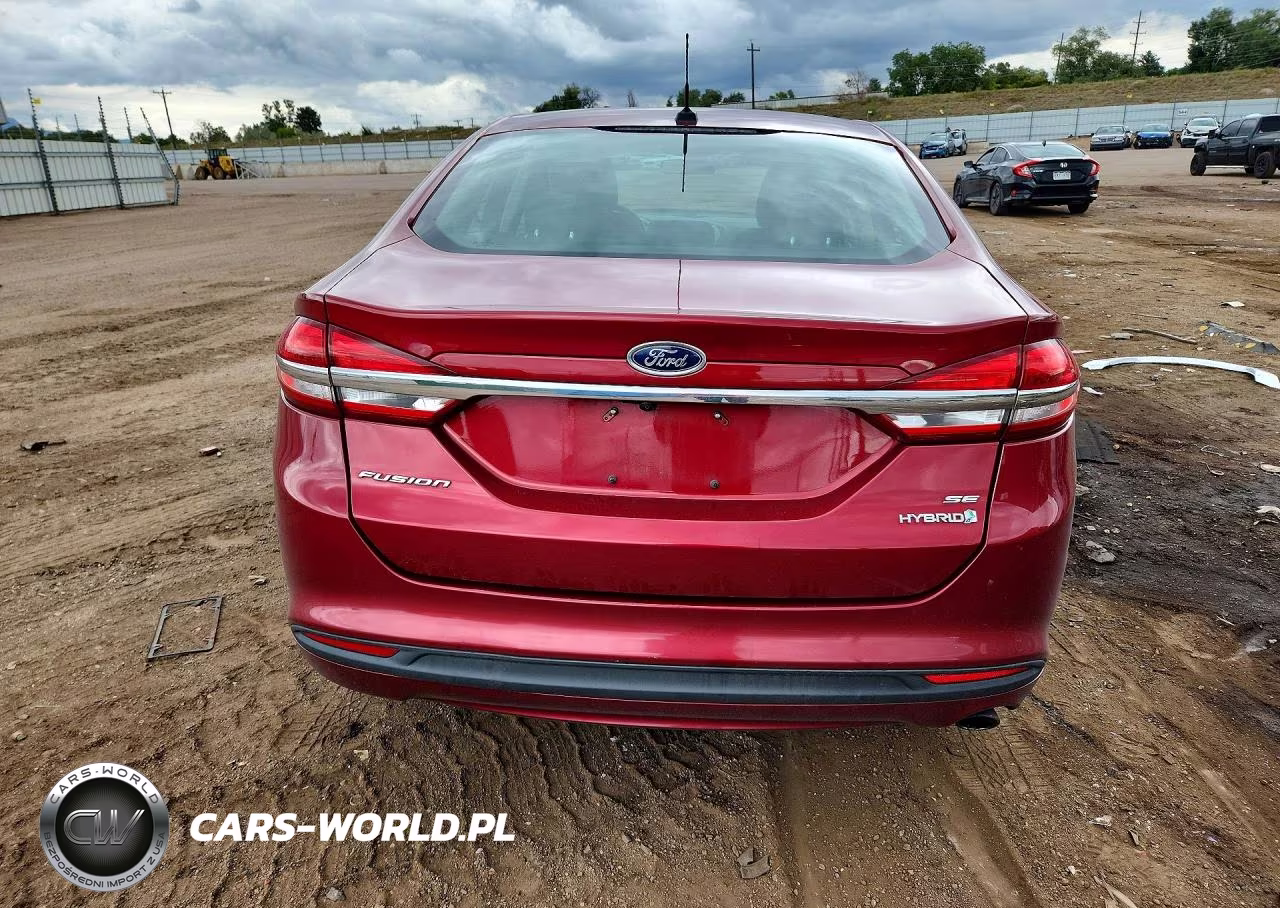 2018 Ford Fusion Se Hybrid VIN:3FA6P0LU3JR173653 - 6