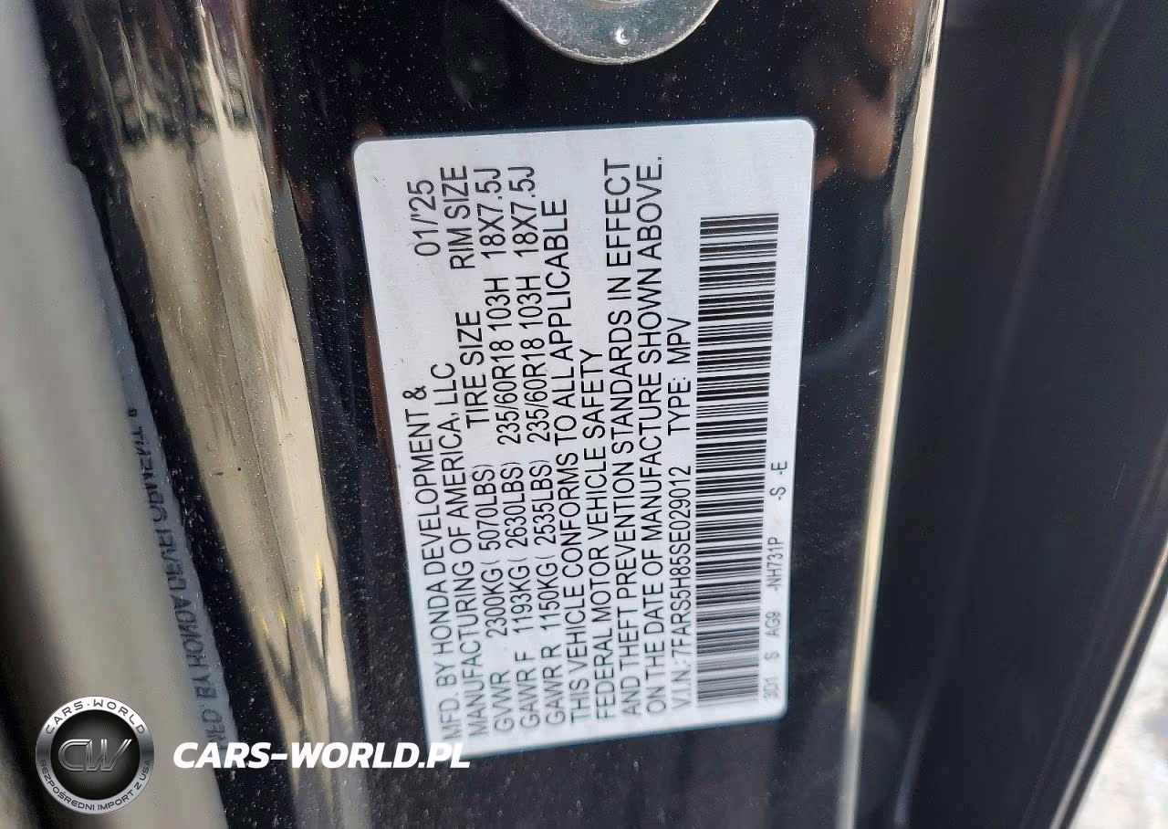 2025 Honda Cr-V Sport-L VIN:7FARS5H85SE029012 - 13