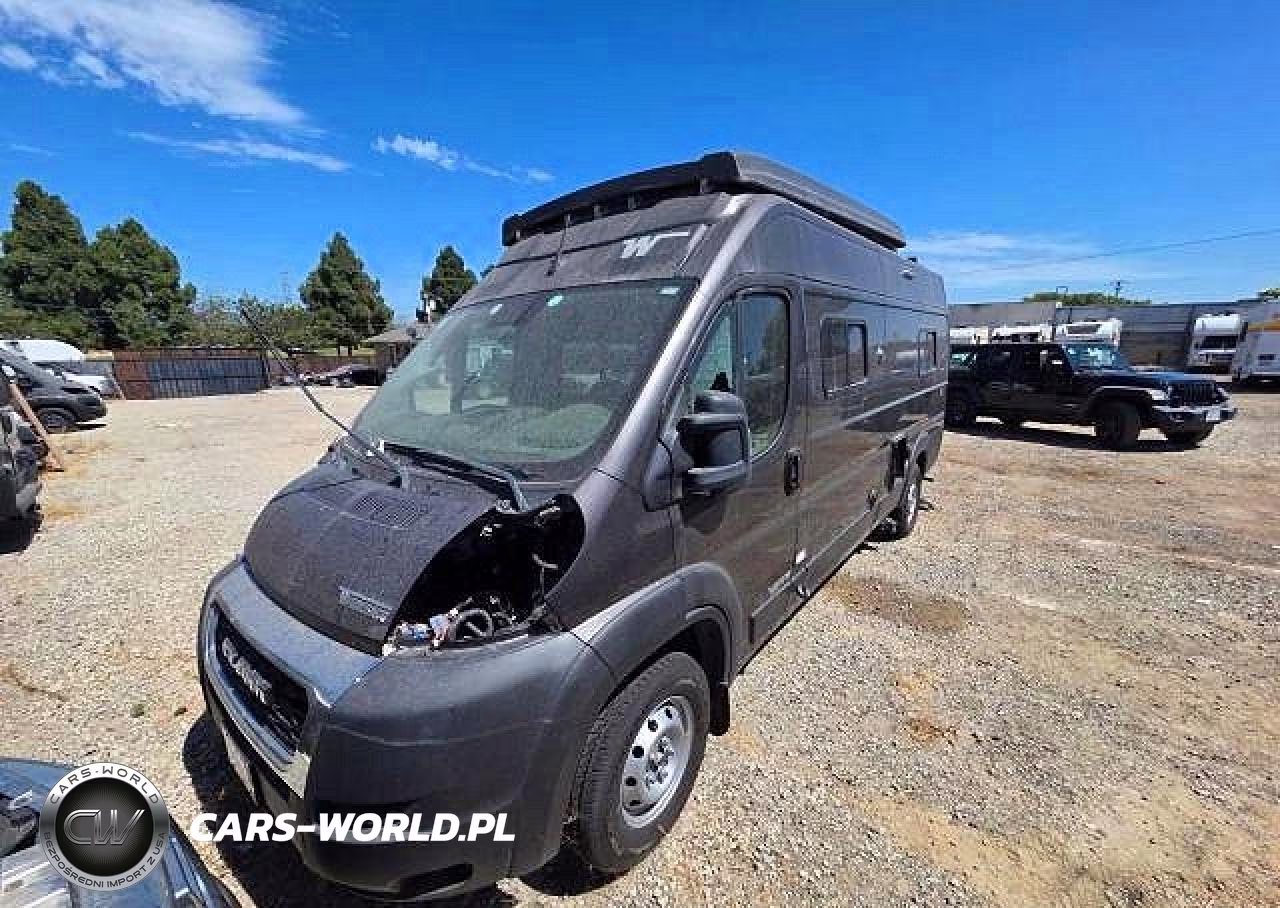 2022 Ram Promaster 3500 Cargo Van High Roof 159 Wb Ext VIN:3C6MRVJG4NE103895 - 2