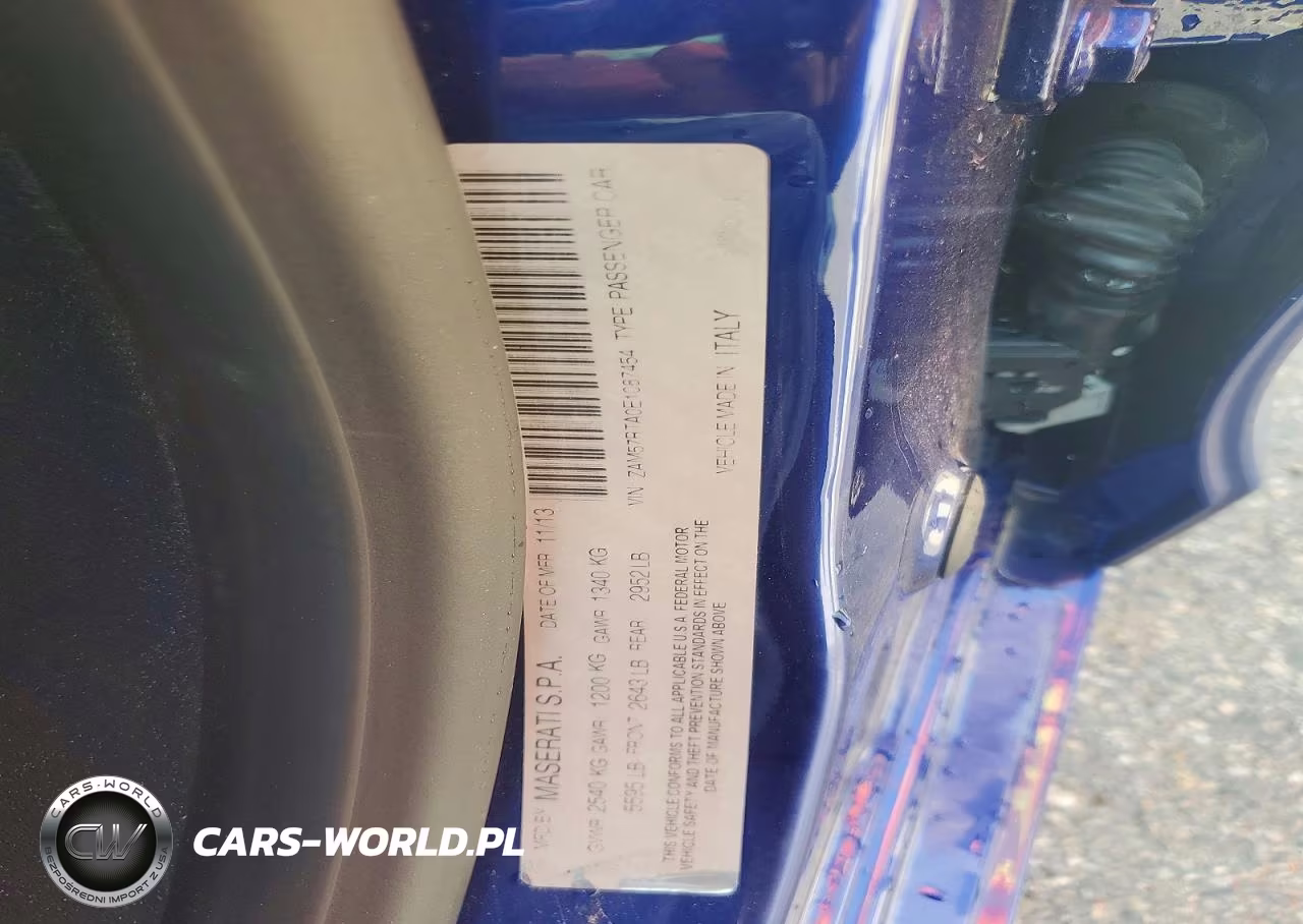 2014 Maserati Ghibli S VIN:ZAM57RTA0E1087454 - 12