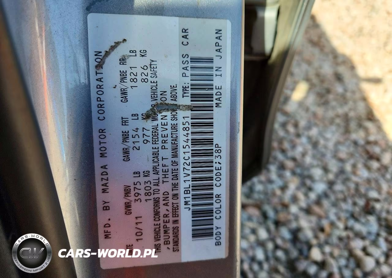 2012 Mazda 3 I VIN:JM1BL1V72C1544851 - 12