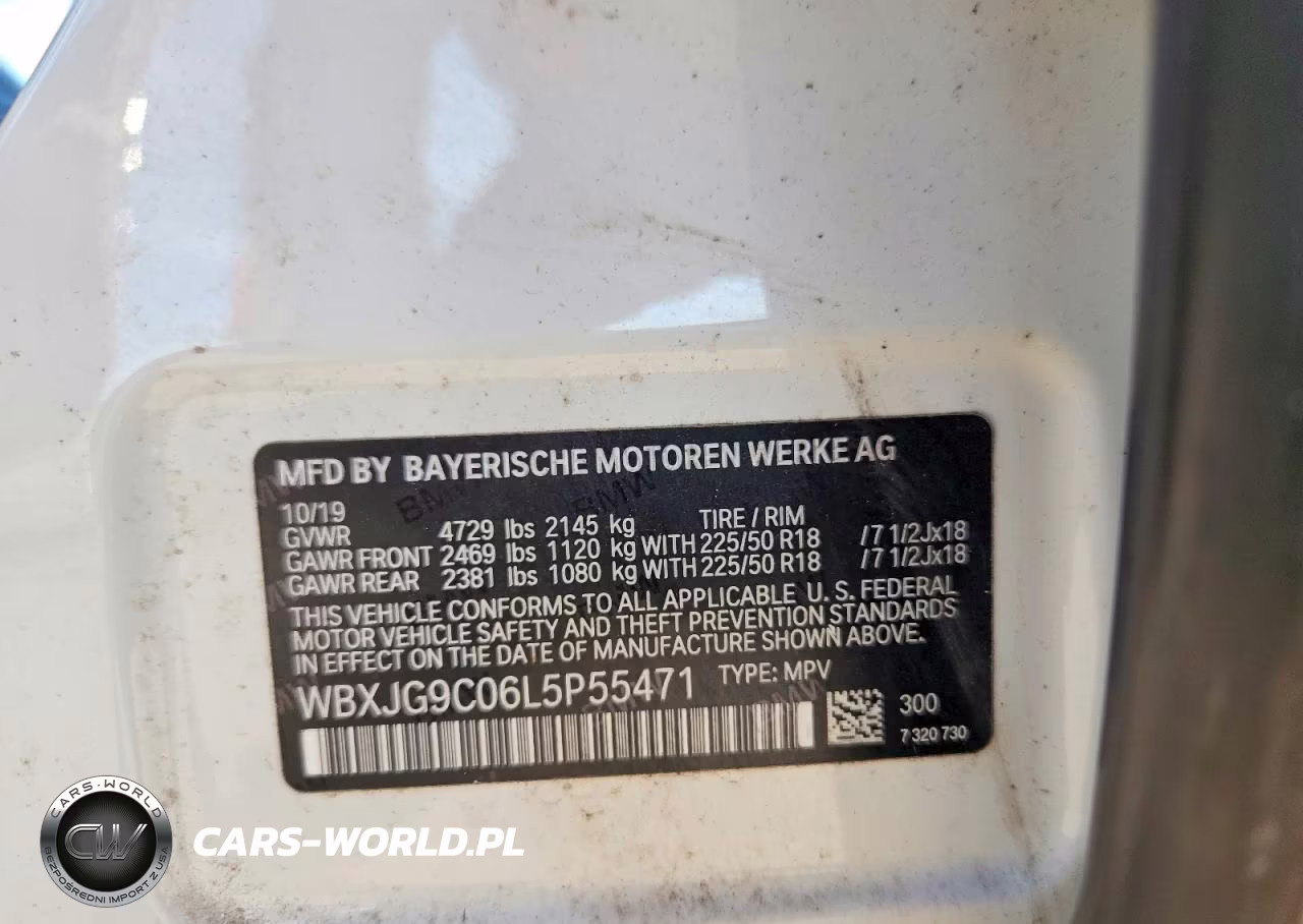 2020 BMW X1 xDrive28I VIN:WBXJG9C06L5P55471 - 13