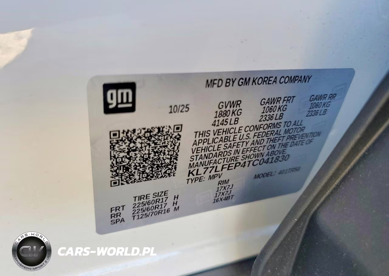 2026 Chevrolet Trax Ls VIN:KL77LFEP4TC041830 - 14