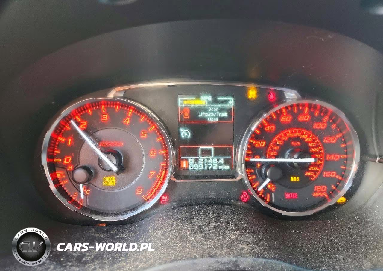 2016 Subaru Wrx Premium VIN:JF1VA1E65G9808801 - 9