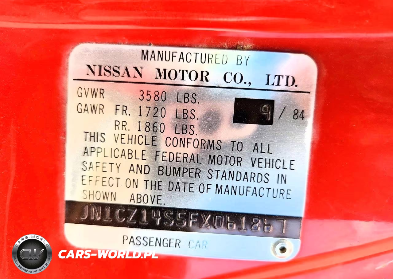 1985 Nissan 300Zx Turbo VIN:JN1CZ14S5FX061867 - 12
