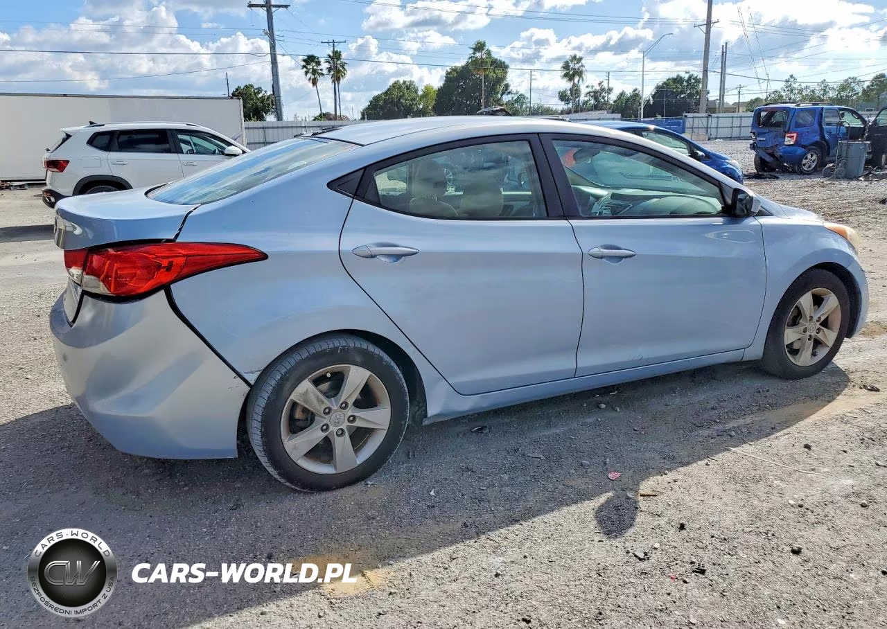 2012 Hyundai Elantra Gls VIN:KMHDH4AE5CU433348 - 3