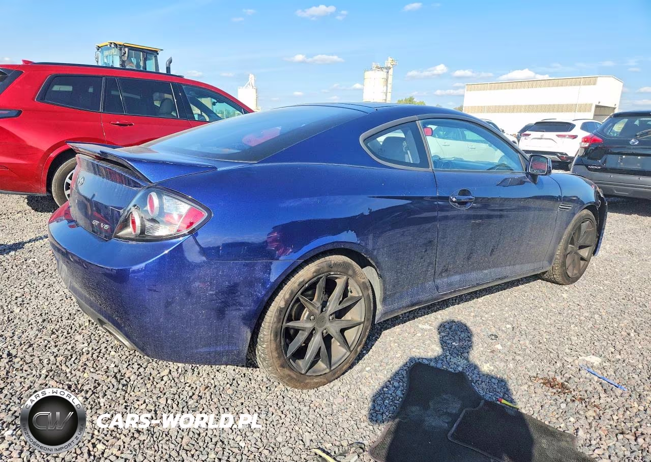 2007 Hyundai Tiburon Gt VIN:KMHHN66F77U250465 - 3