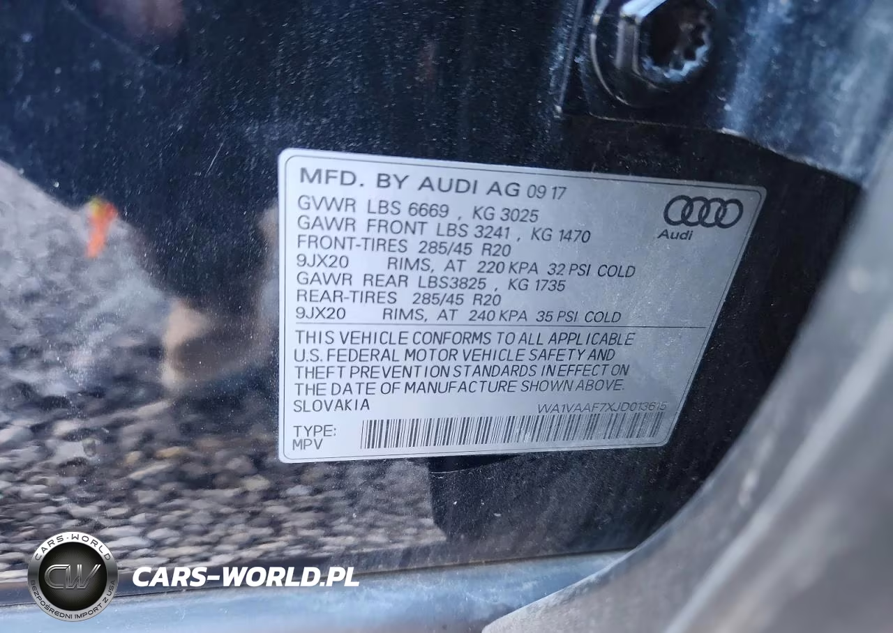 2018 Audi Q7 Prestige VIN:WA1VAAF7XJD013615 - 13