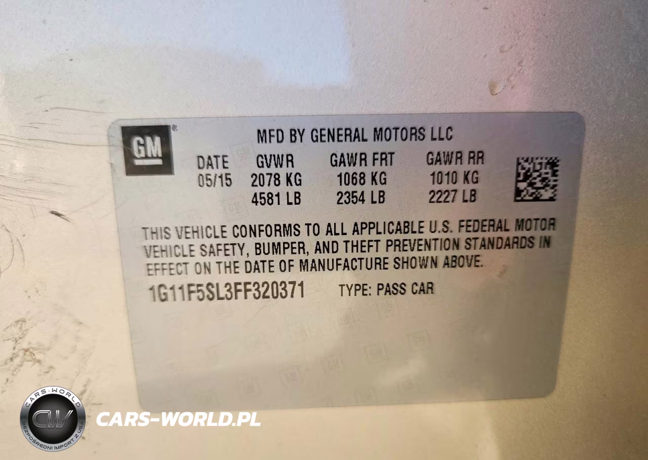 2015 Chevrolet Malibu Ltz VIN:1G11F5SL3FF320371 - 13