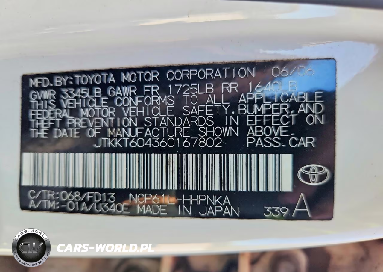2006 Scion Xa Base VIN:JTKKT604360167802 - 12