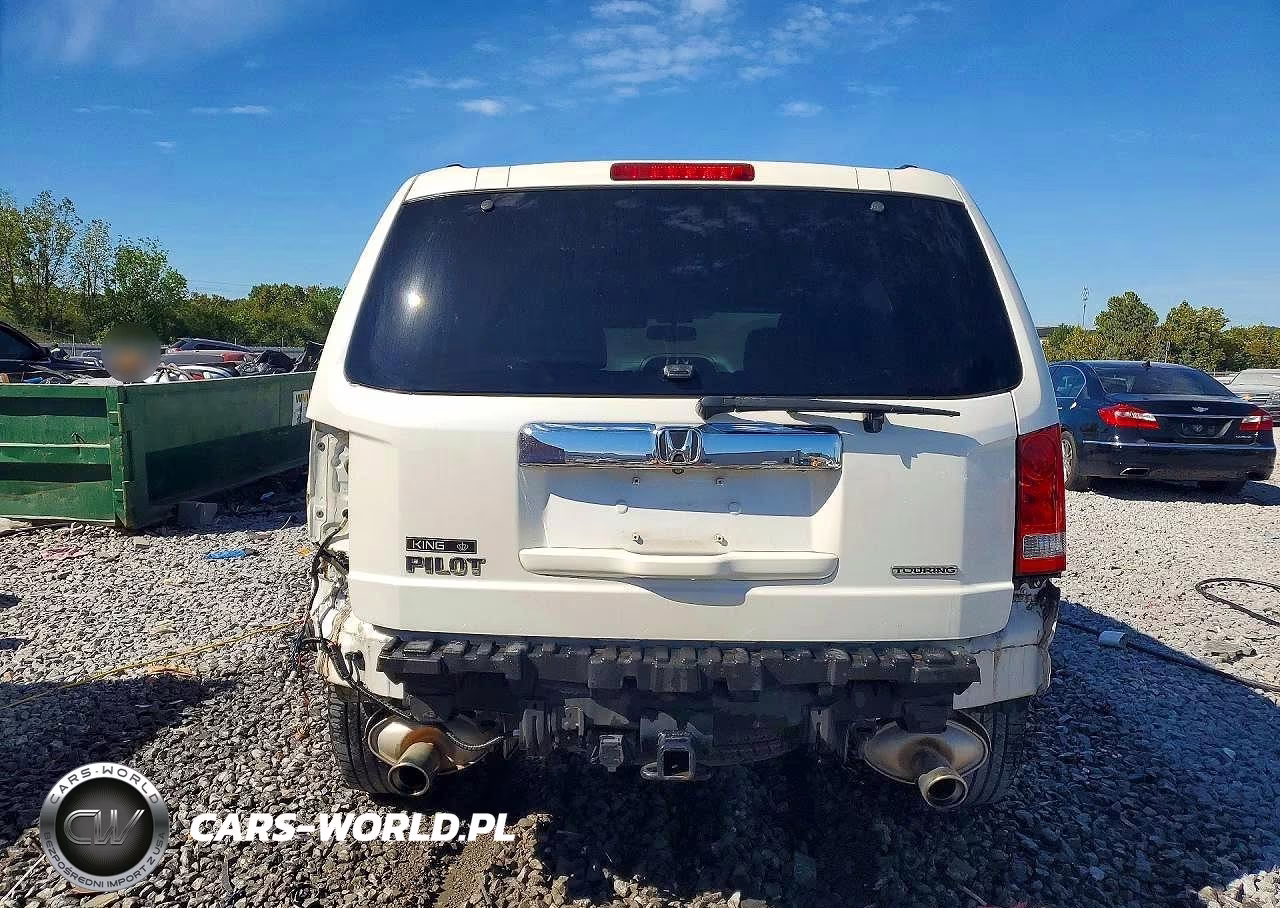 2014 Honda Pilot Touring VIN:5FNYF3H93EB008656 - 6
