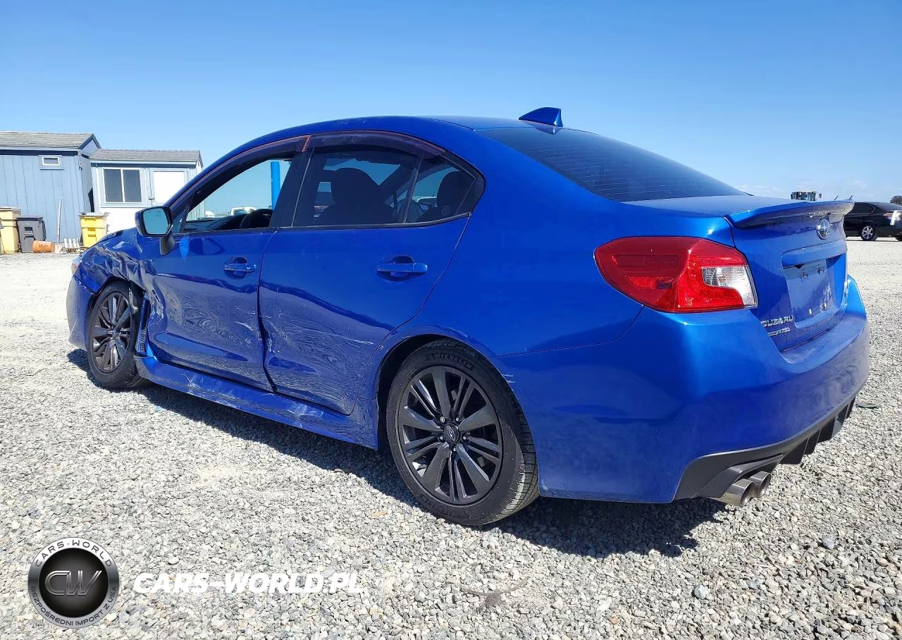 2016 Subaru Wrx VIN:JF1VA1B62G9811837 - 2