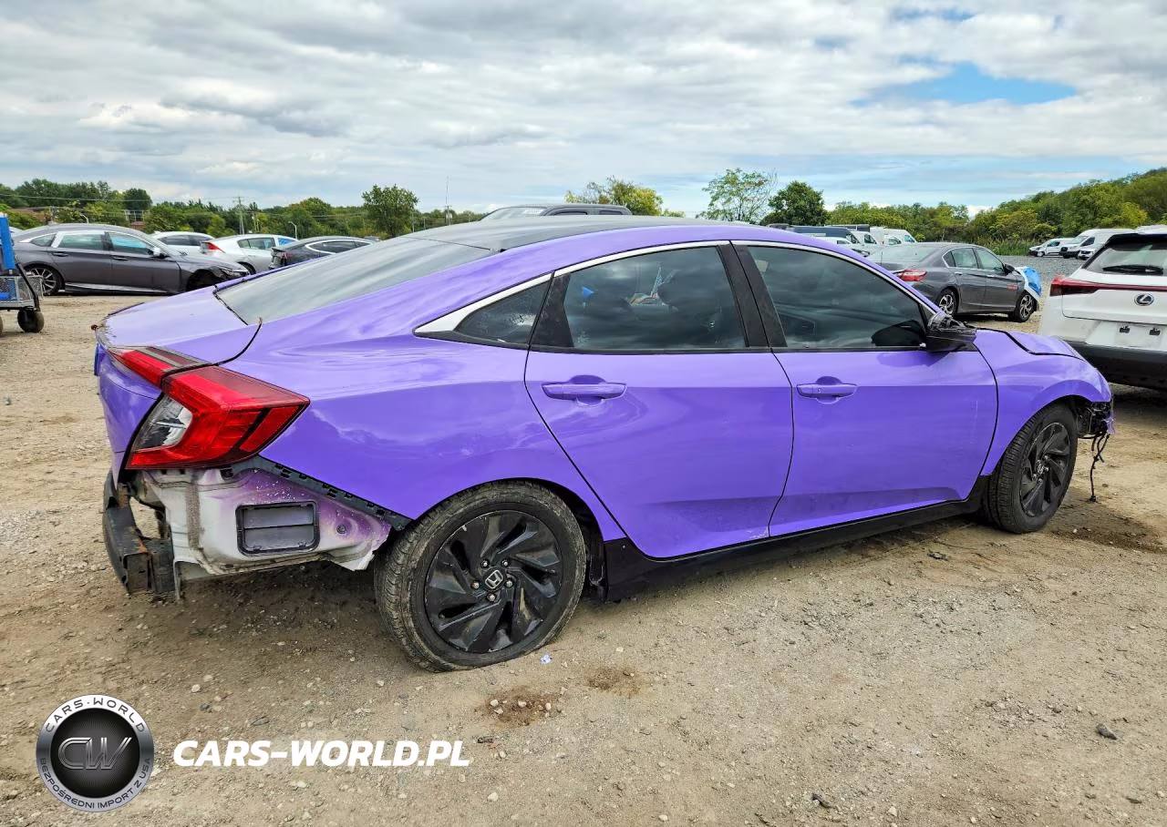 2020 Honda Civic Sport VIN:2HGFC2E86LH539591 - 3