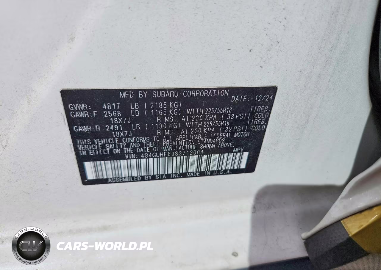 2025 Subaru Crosstrek Sport VIN:4S4GUHF69S3713084 - 12
