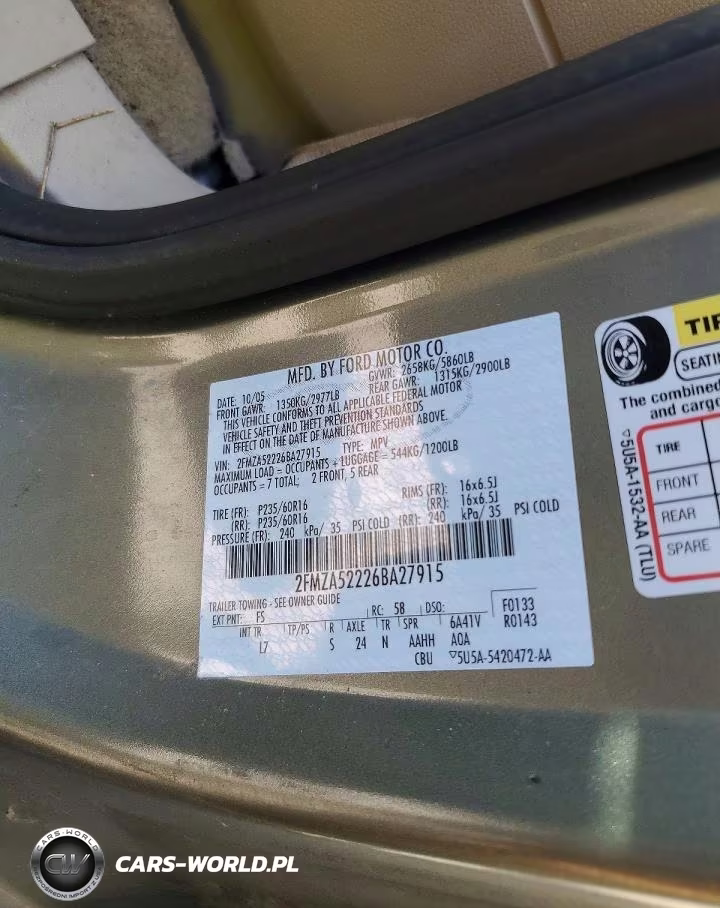 2006 Ford Freestar Sel VIN:2FMZA52226BA27915 - 13