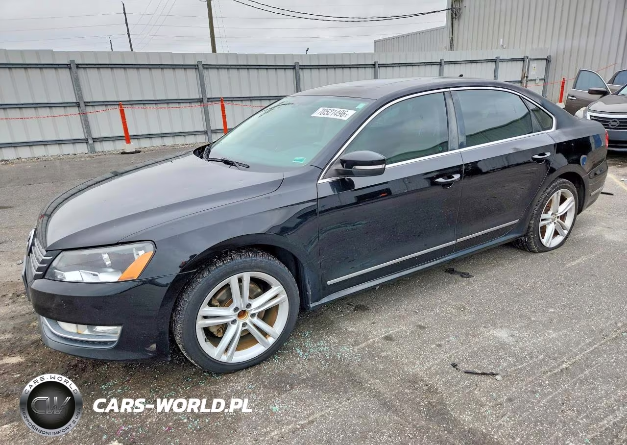 2012 Volkswagen Passat Se VIN:1VWBN7A30EC040867 - 1