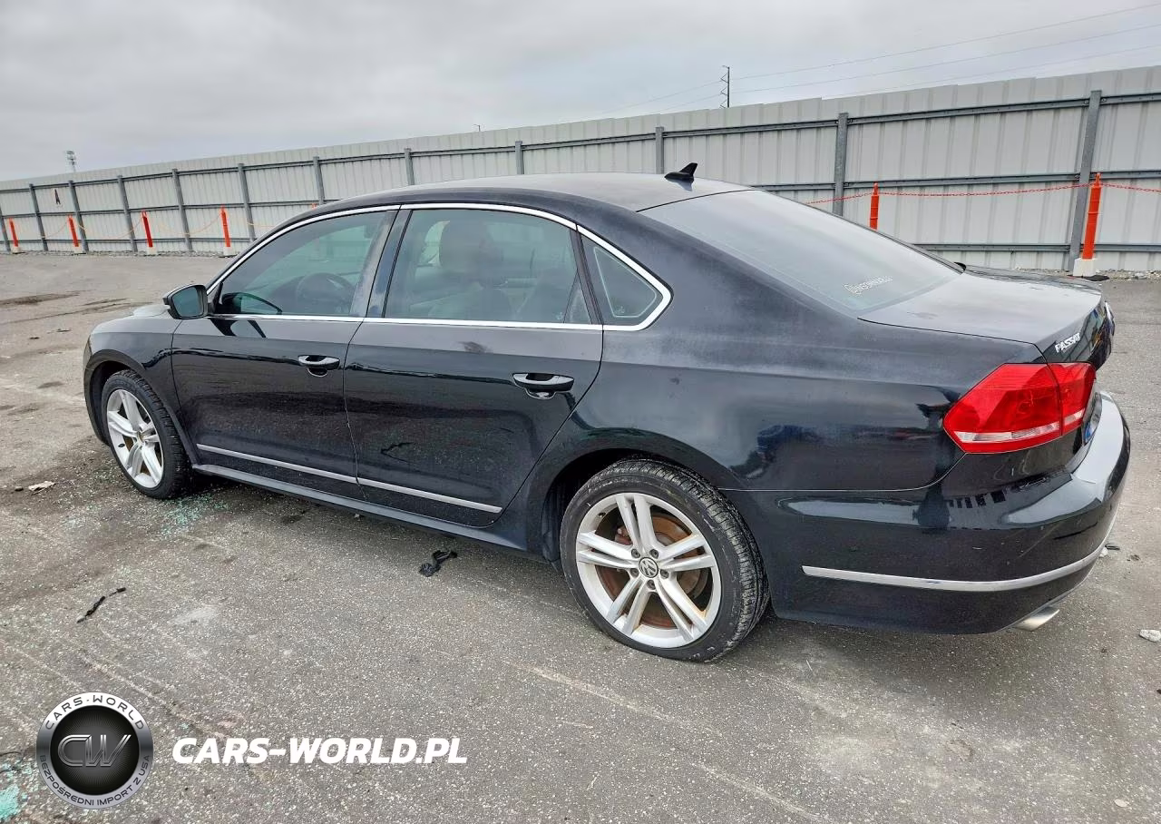2012 Volkswagen Passat Se VIN:1VWBN7A30EC040867 - 2