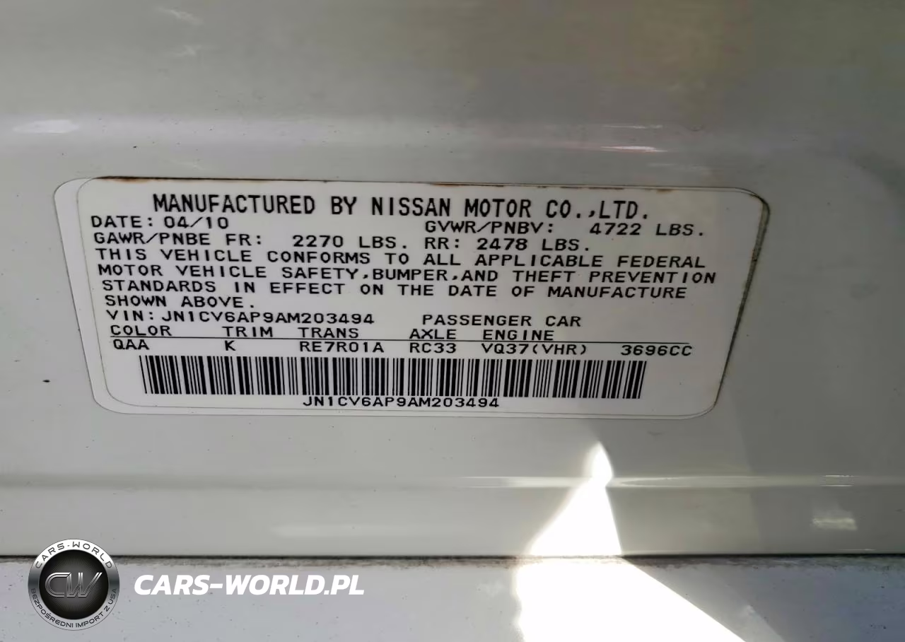 2010 Infiniti G37 Sedan Base VIN:JN1CV6AP9AM203494 - 12