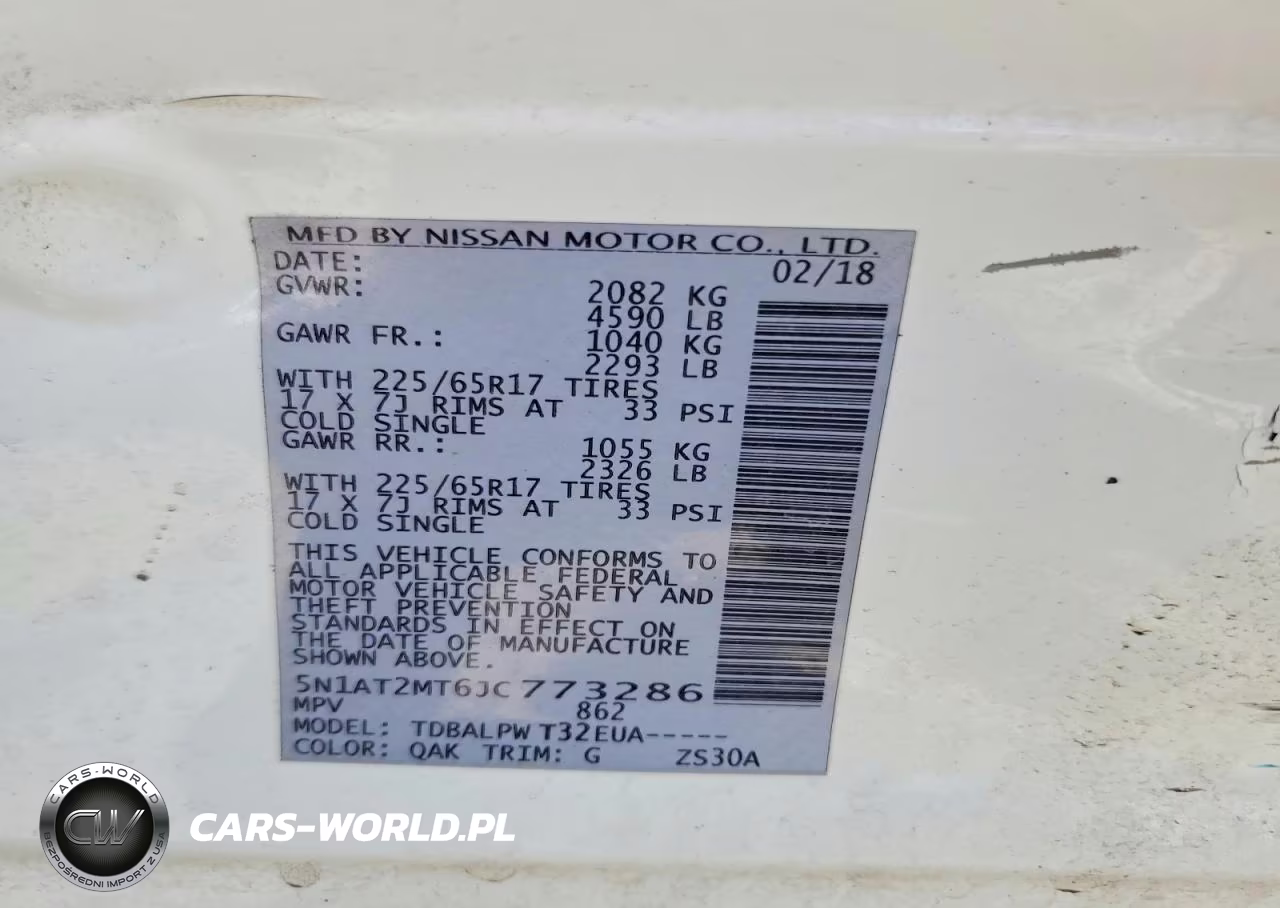 2018 Nissan Rogue S VIN:5N1AT2MT6JC773286 - 13