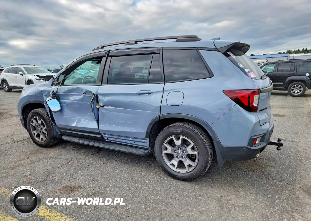 2022 Honda Passport Trail Sport VIN:5FNYF8H68NB000510 - 2