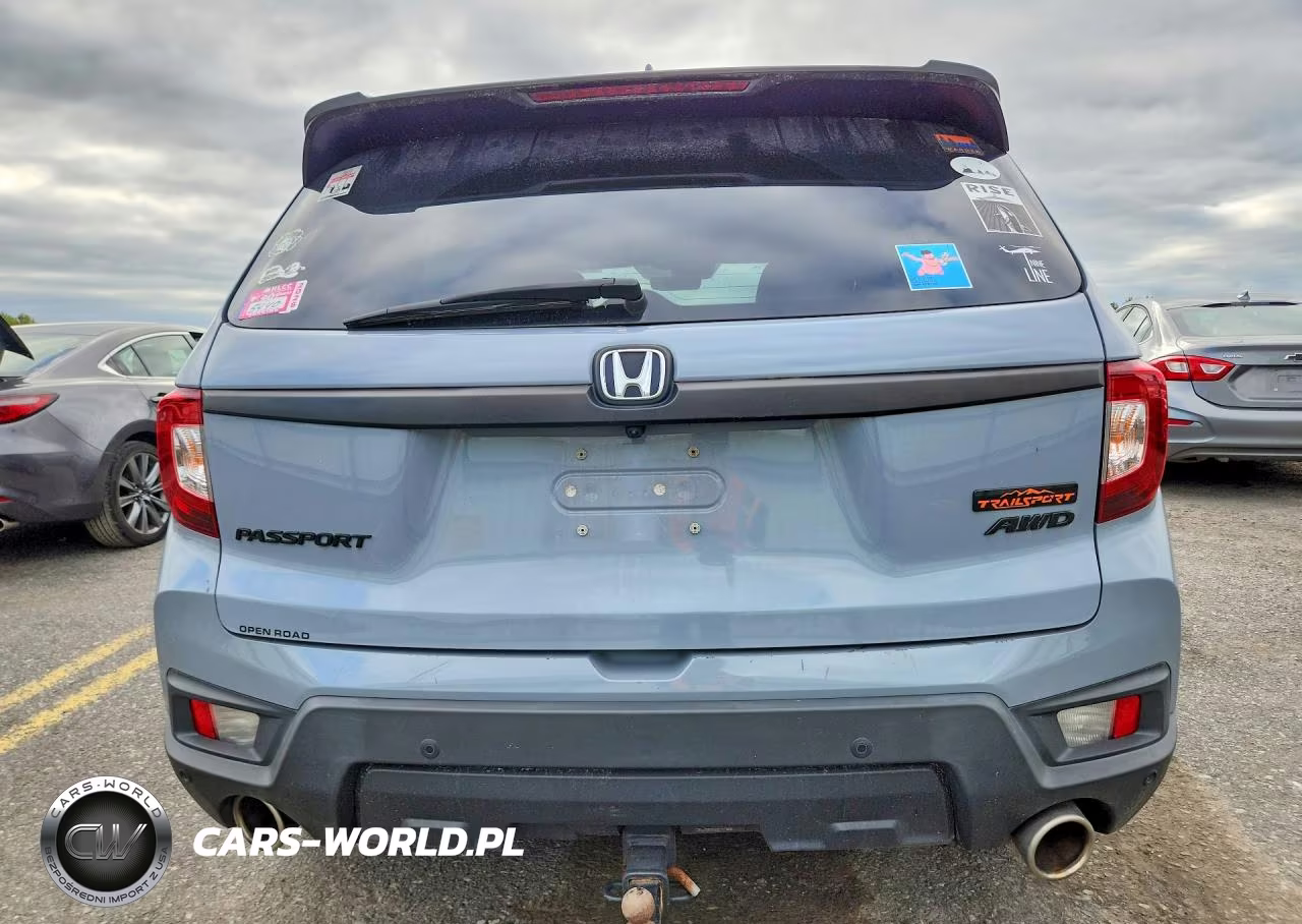 2022 Honda Passport Trail Sport VIN:5FNYF8H68NB000510 - 6