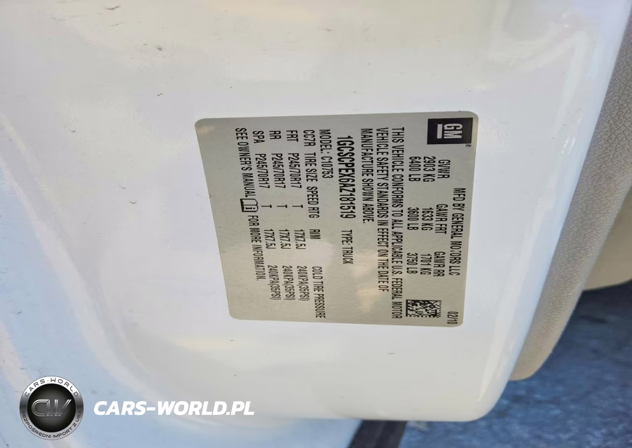 2010 Chevrolet Silverado C1500 VIN:1GCSCPEX6AZ181519 - 12