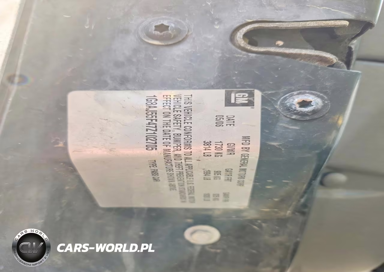 2007 Saturn Ion Level 2 VIN:1G8AJ55F47Z102705 - 12