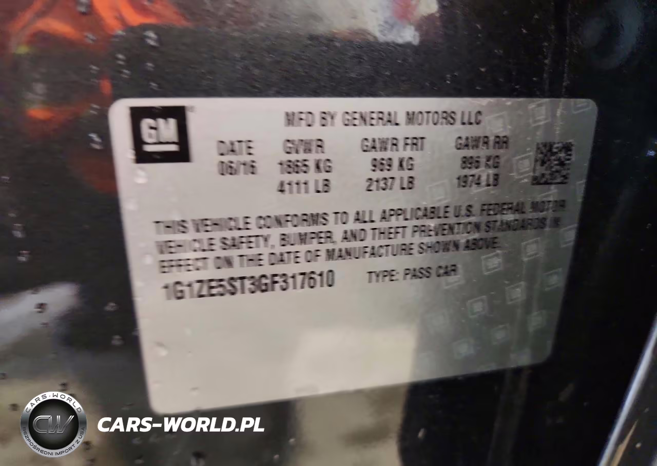 2016 Chevrolet Malibu Lt VIN:1G1ZE5ST3GF317610 - 12