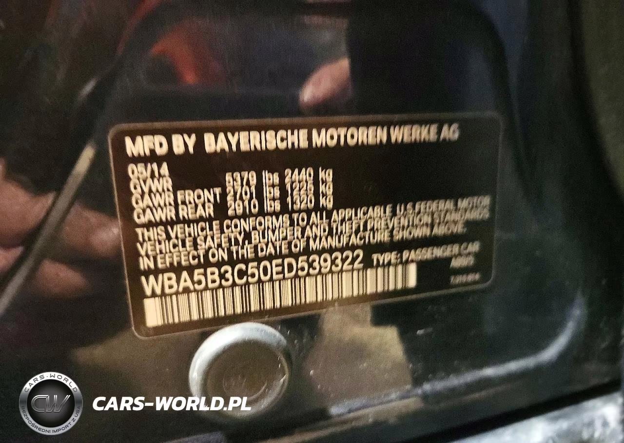 2014 BMW 535 Xi VIN:WBA5B3C50ED539322 - 12