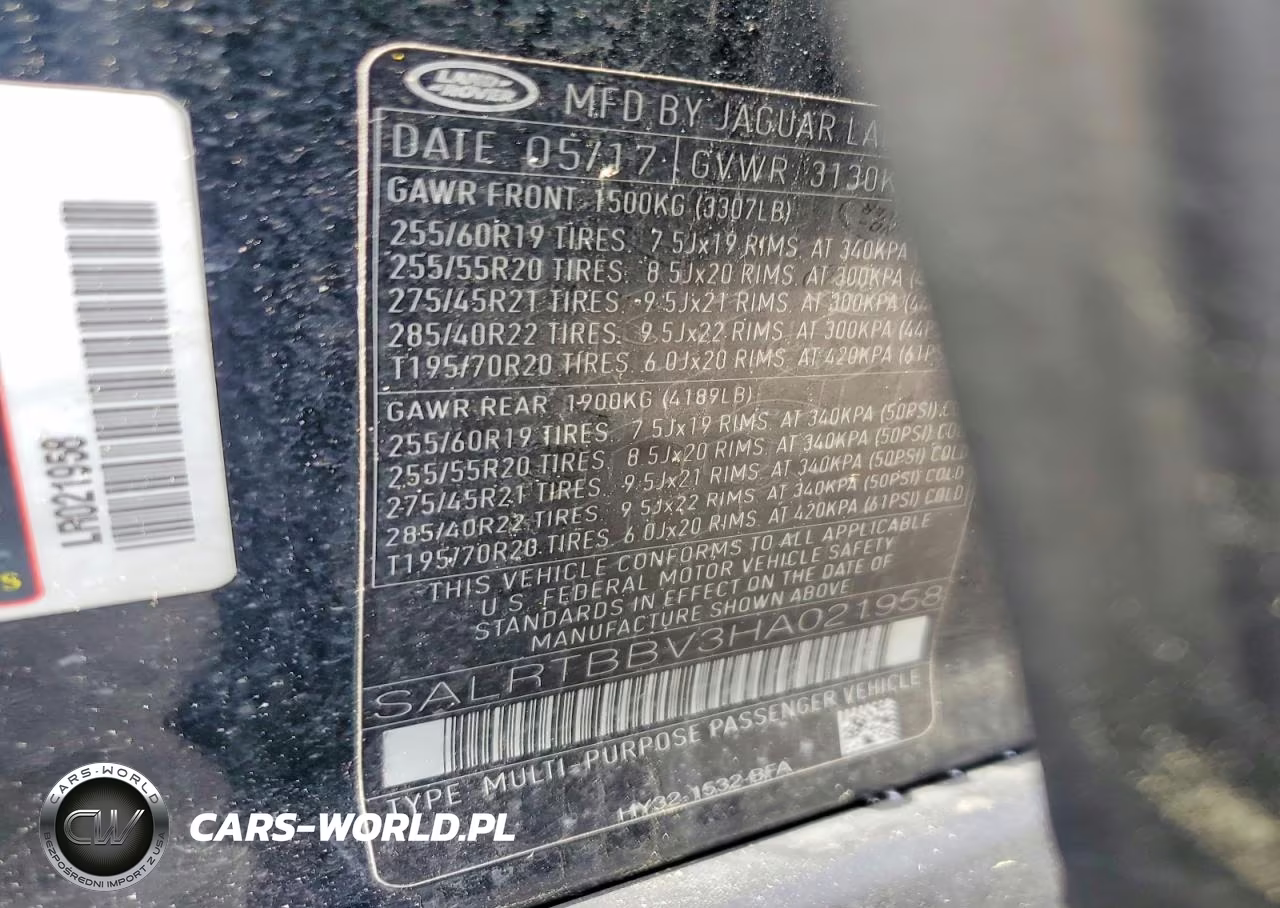 2017 Land Rover Discovery First Edition VIN:SALRTBBV3HA021958 - 13