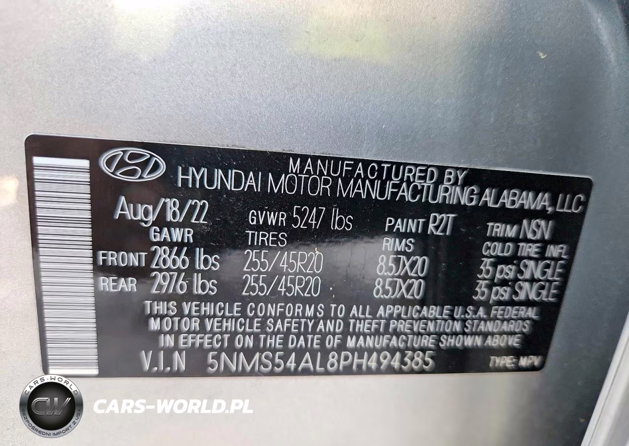 2023 Hyundai Santa Fe Calligraphy VIN:5NMS54AL8PH494385 - 14
