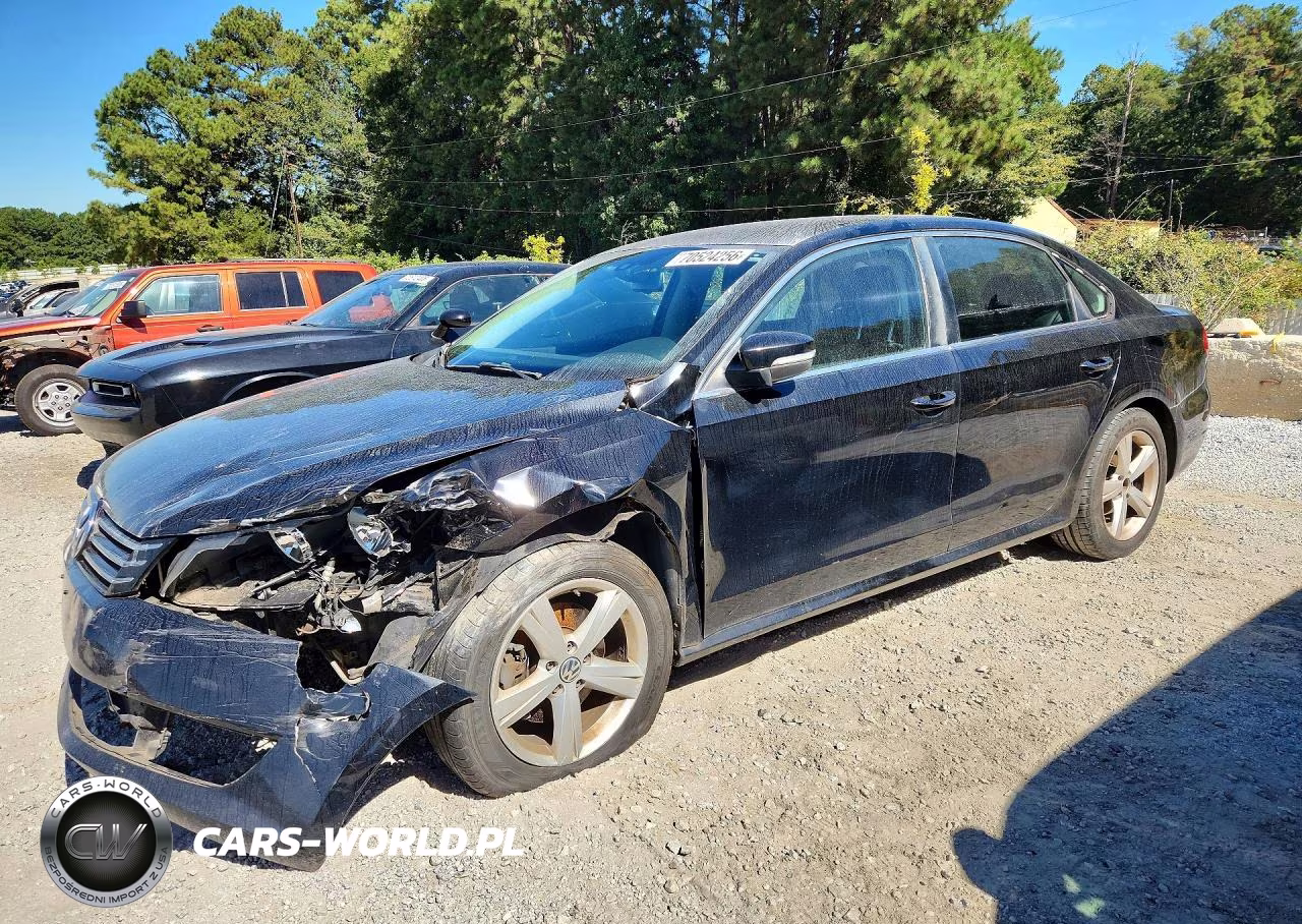 2013 Volkswagen Passat Se VIN:1VWBP7A34DC063559 - 1