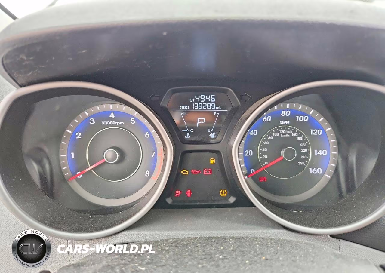 2013 Hyundai Elantra Gls VIN:KMHDH4AE0DU719903 - 9