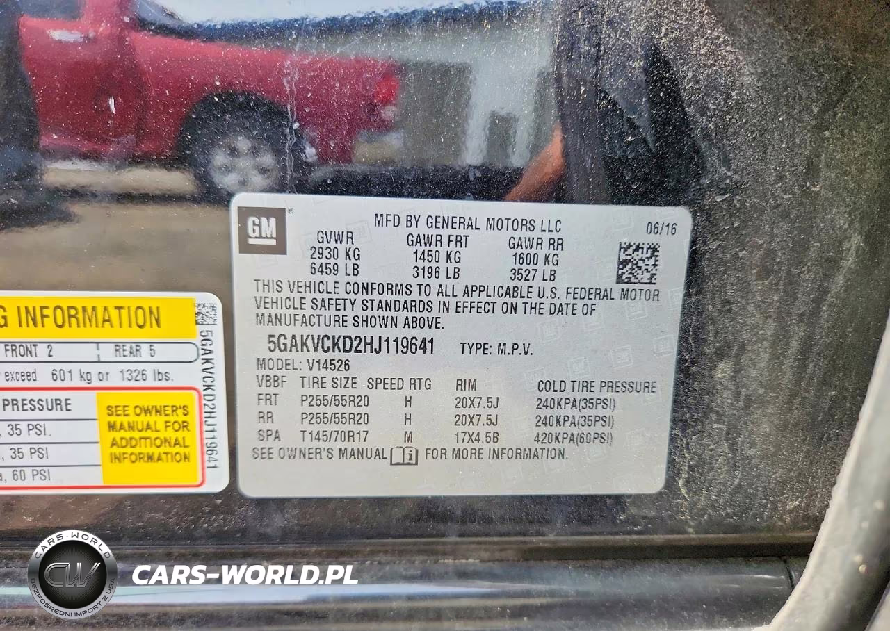 2017 Buick Enclave VIN:5GAKVCKD2HJ119641 - 13
