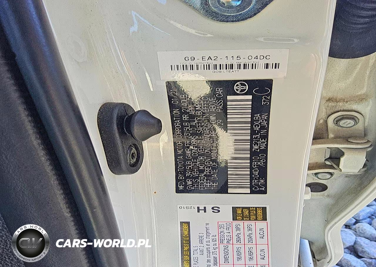 2021 Toyota Corolla Le VIN:JTDEAMDE9MJ023129 - 12