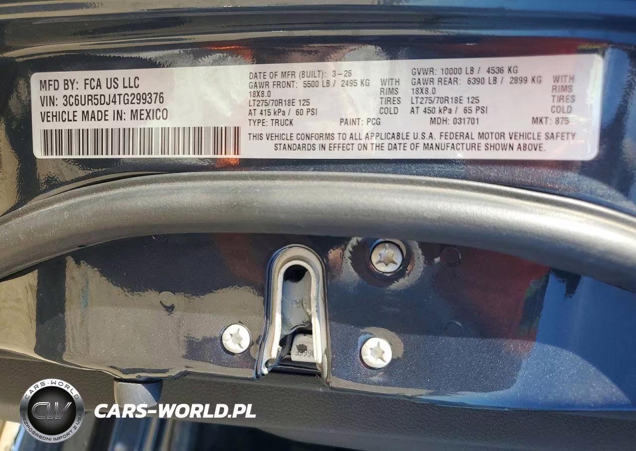 2026 Ram 2500 Big Horn VIN:3C6UR5DJ4TG299376 - 13