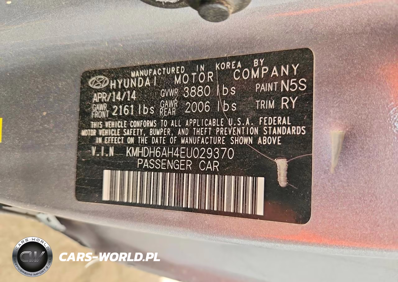 2014 Hyundai Elantra Coupe Base VIN:KMHDH6AH4EU029370 - 12