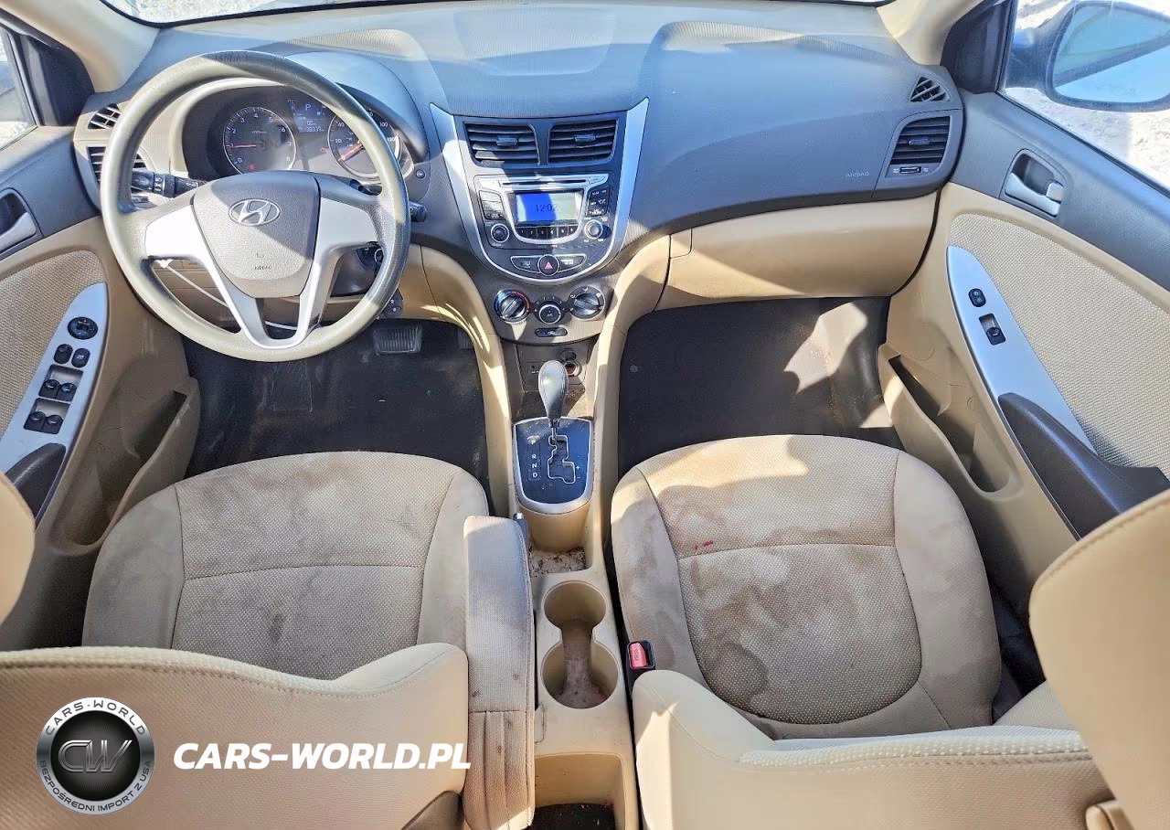 2013 Hyundai Accent Gls VIN:KMHCT4AE4DU555050 - 8